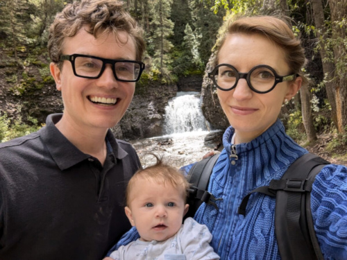 A couple with a baby A couple with a baby